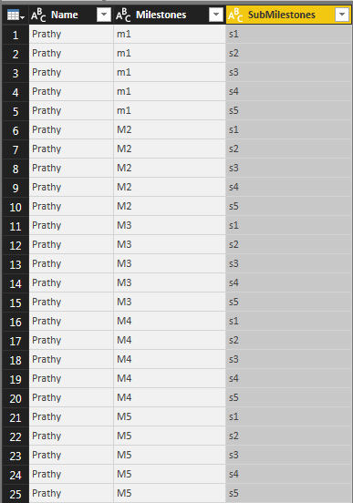 Screenshot 1 of 6 showing split multiple columns