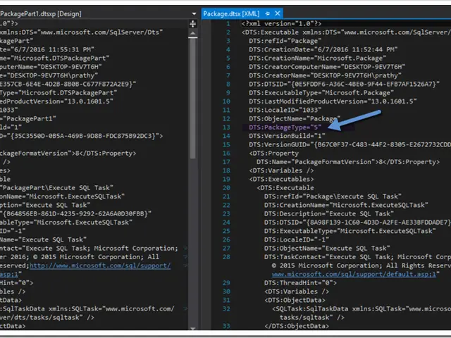 Screenshot 2 from ‘MY THOUGHTS ON SSIS 2016 – SSIS PACKAGE PARTS-2’