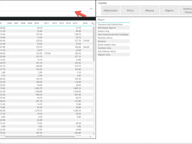 Screenshot 2 of 8 showing sync slicers sync - synced slicers advanced