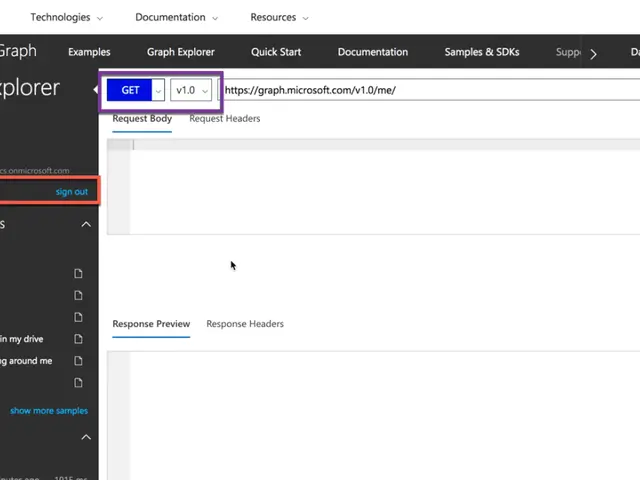 Screenshot 1 of 8 showing access microsoft graph